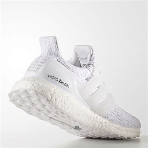 white ultra boost running shoes